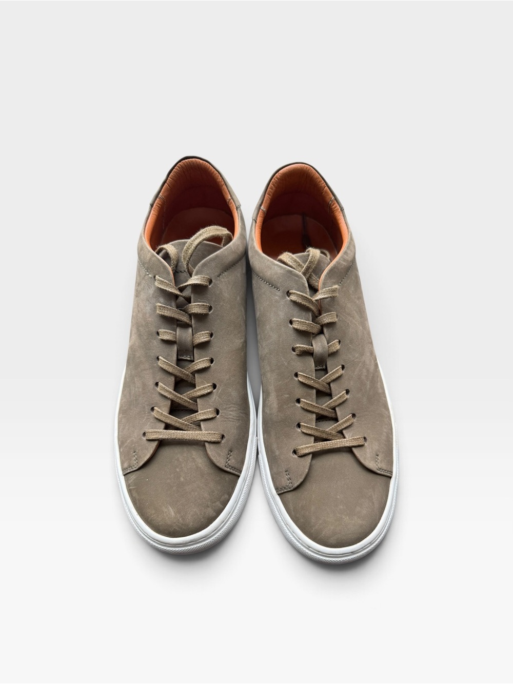 Beckett Simonon Women's Leather Sneakers - 9.5, Olive Green